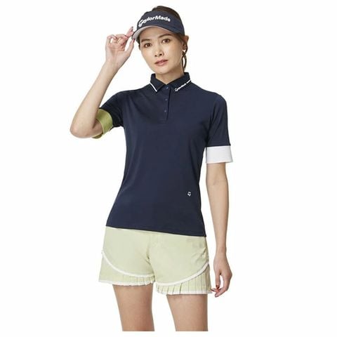Áo golf nữ tay ngắn Contrast Rib S/S Polo Shirt 2WSPO-UN683 NAVY M13382 | TaylorMade