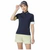 Áo golf nữ tay ngắn Contrast Rib S/S Polo Shirt 2WSPO-UN683 NAVY M13382 | TaylorMade