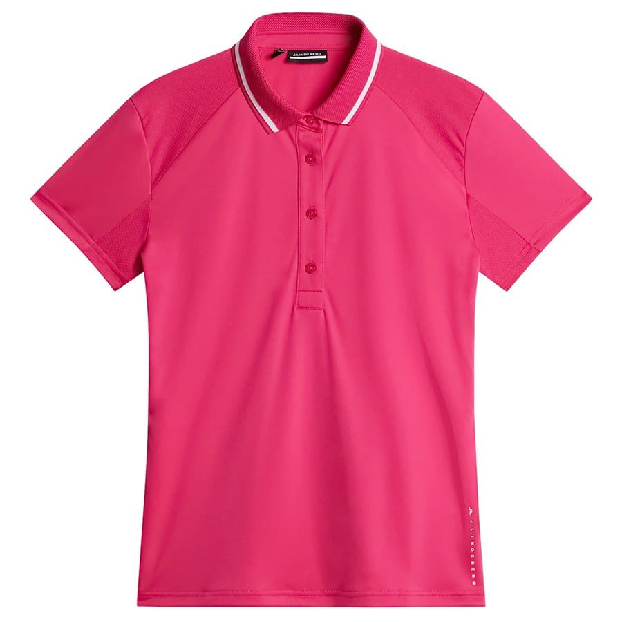 Áo golf nữ tay ngắn Rebecca Polo Pink Peacock GWJT10729-S153 | J.Linde