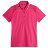 Áo golf nữ tay ngắn Rebecca Polo Pink Peacock GWJT10729-S153 | J.Linde