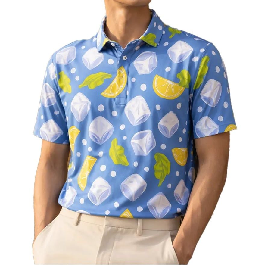 Áo Golf Nam Tay Ngắn Lemon Chill Wildside Polo - Ultracool WS1001011-1