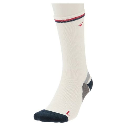 Vớ golf BT HYPER ION MIDDLE SOCKS WHITE E2JX150201 | Mizuno