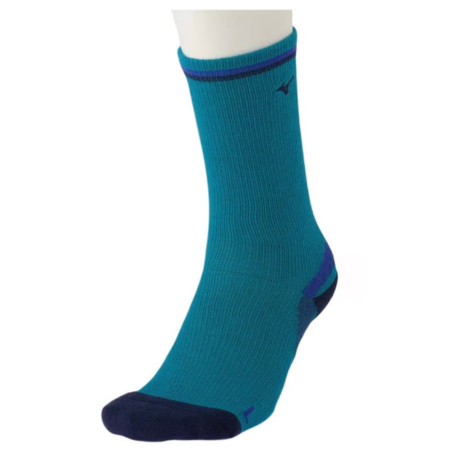 Vớ golf BT HYPER ION MIDDLE SOCKS TURQUOISE BLUE E2JX150221 | Mizuno