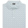Áo golf nam tay ngắn Gamer Print Pique White / Steel Blue / Navy / Sea