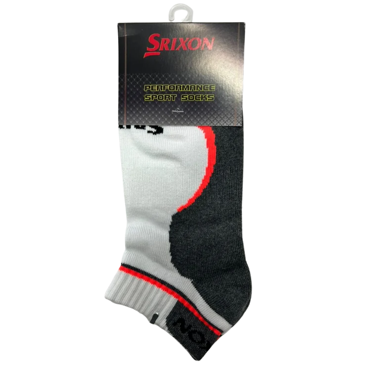 Vớ Golf Cổ Ngắn Footie Socks 12127579 White/Orange | Srixon