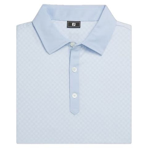 Áo Golf Tay Ngắn FootJoy Checker Jacquard, Self Colla 32573  | FootJoy