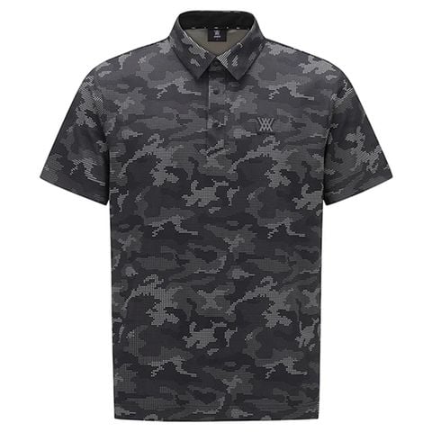 Áo golf nam tay ngắn Camoflage Short T-Shirt - D/Brown AGEMMTS55DW | Anew Golf