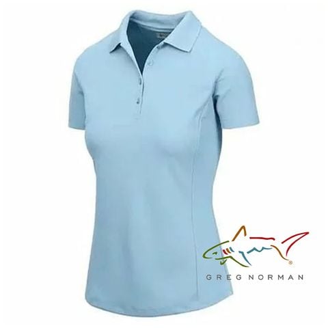Áo golf nữ tay ngắn Protek Micro Pique G2S5K447 Blue mist | Greg Norman