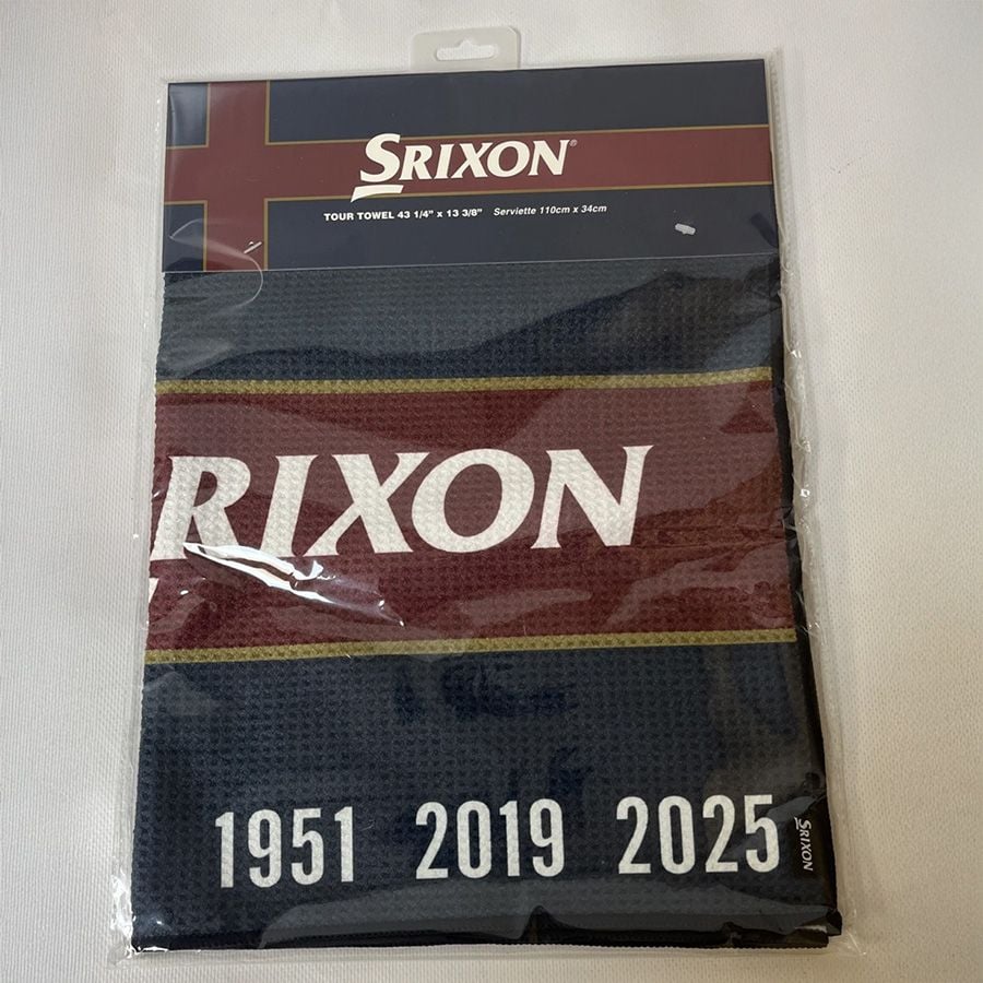 Khăn golf Tour Towel GAT-24040i (Maroon/Navy) | Srixon