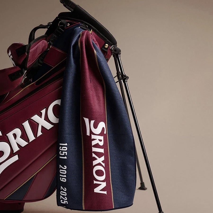 Khăn golf Tour Towel GAT-24040i (Maroon/Navy) | Srixon