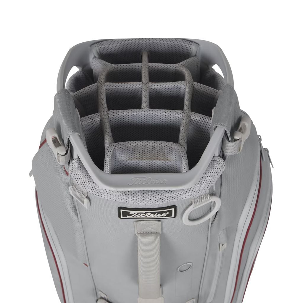 Túi Gậy Golf Hybrid 14 Cool Gray/Crimson/White TB25SX14A-261 | Titleis