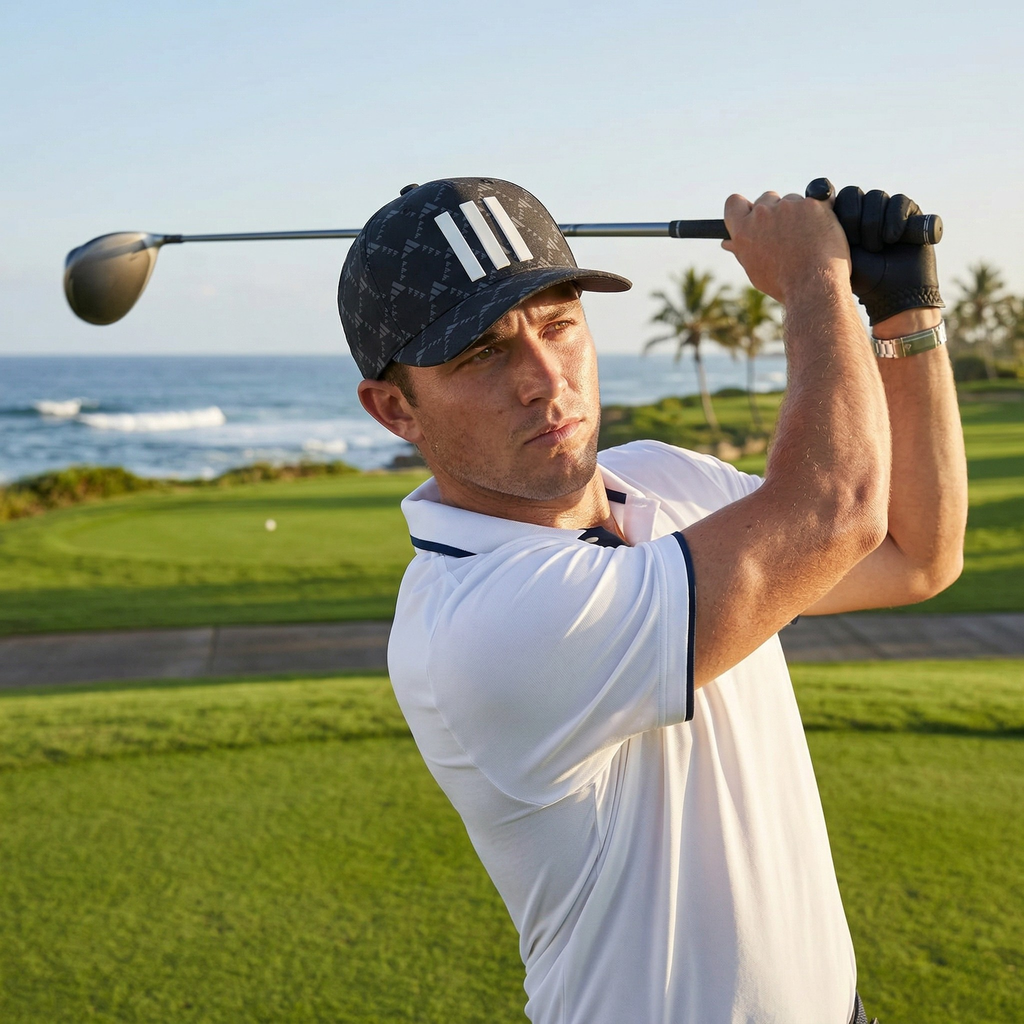 Nón kết golf nam 3-Stripes Printed Tour II2786-OSFM | Adidas