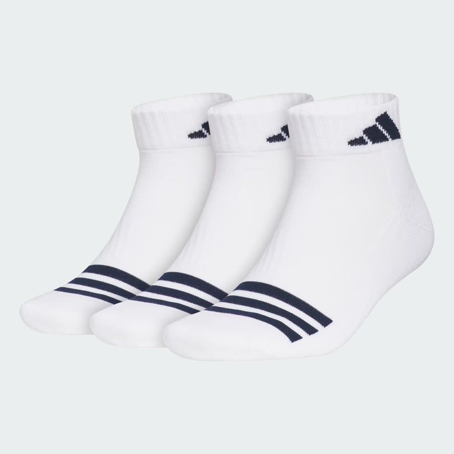 Vớ cổ cao Ankle Socks 3 Pairs White JD6568 | Adidas