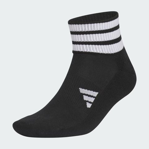 Vớ cổ cao 3-STRIPES Ankle Black KF0467 | Adidas