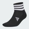 Vớ cổ cao 3-STRIPES Ankle Black KF0467 | Adidas