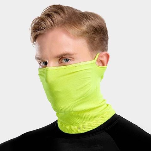 Khẩu trang X1 Breathable Thin Quick-Drying Neck Gaiter with Ear Loops NEON-YELLOW | NAROO