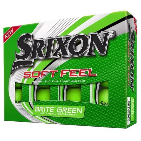 Hộp 12 Bóng Golf Soft Feel 12 Brite Green - 2022 | Srixon