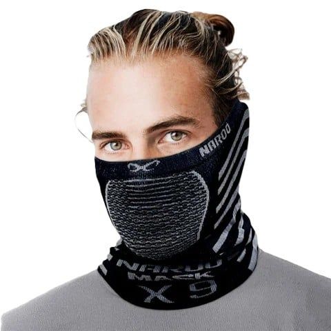 Khẩu Trang X9 2-in-1 Reversible Breathable Thermal Neck Warmer Black-G