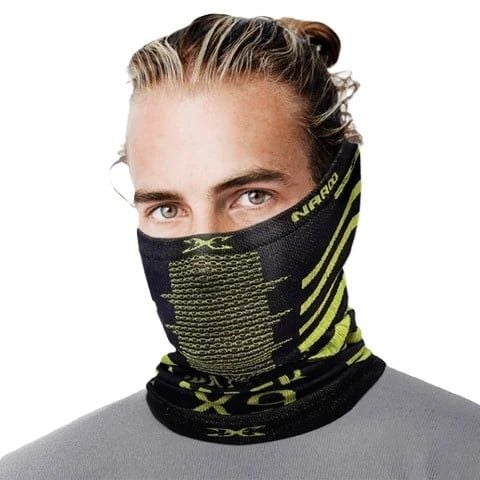 Khẩu Trang X9 2-in-1 Reversible Breathable Thermal Neck Warmer Black-Green | NAROO