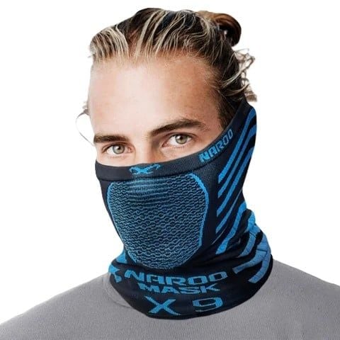 Khẩu Trang X9 2-in-1 Reversible Breathable Thermal Neck Warmer Black-Sky | NAROO