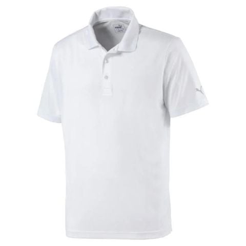 Áo golf tay ngắn nam Icon Golf Polo - Bright White 59679902 | PUMA