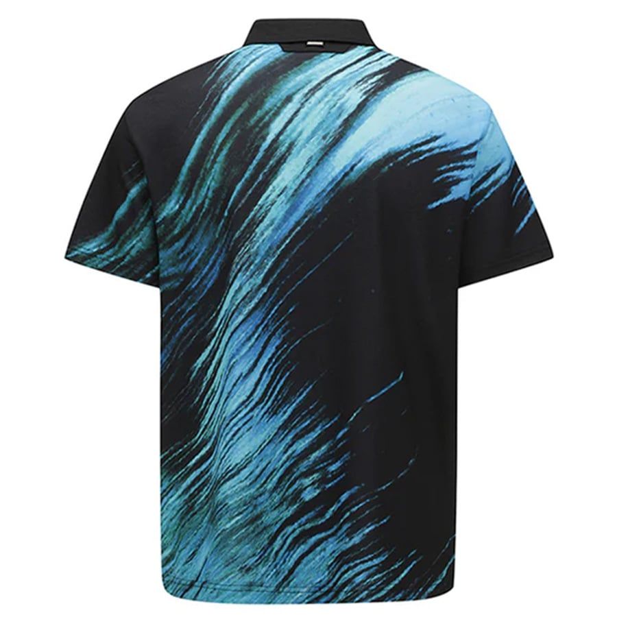 Áo golf nam tay ngắn New Graphic T-Shirt - Black AGEMMTS10BK | Anew Go