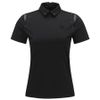 Áo golf nữ tay ngắn Beads Point Short T-Shirt - Black AGEMWTS06BK | An
