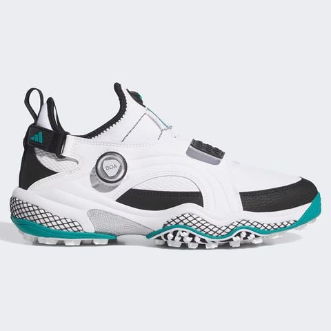 Giày golf nam Codechaos 25 Cổ Trung – Hệ Thống BOA, Đế Không Đinh Cloud White / Core Black / Pure Teal JP5187 | Adidas