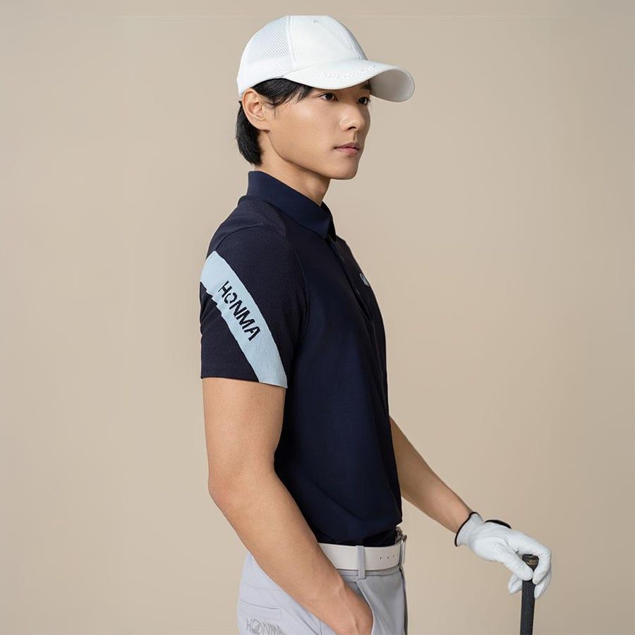 Áo golf nam tay ngắn CAPTAIN HMLC707R804 | HONMA