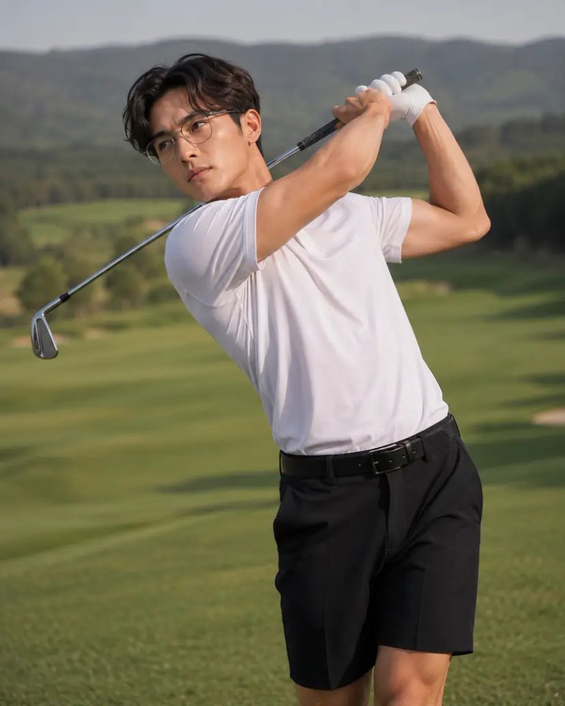 Quần Short Golf Nam Wildside Shorts WS101009 Black | Wildside