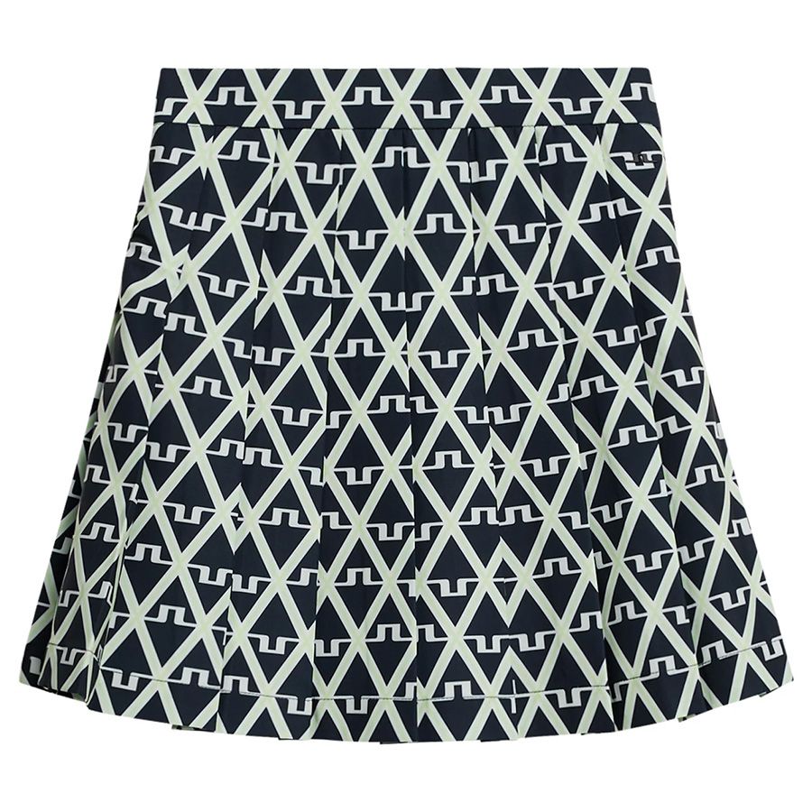Váy golf Adina Print Skirt Geo JL Navy GWSD09295-O500 | J.Lindeberg