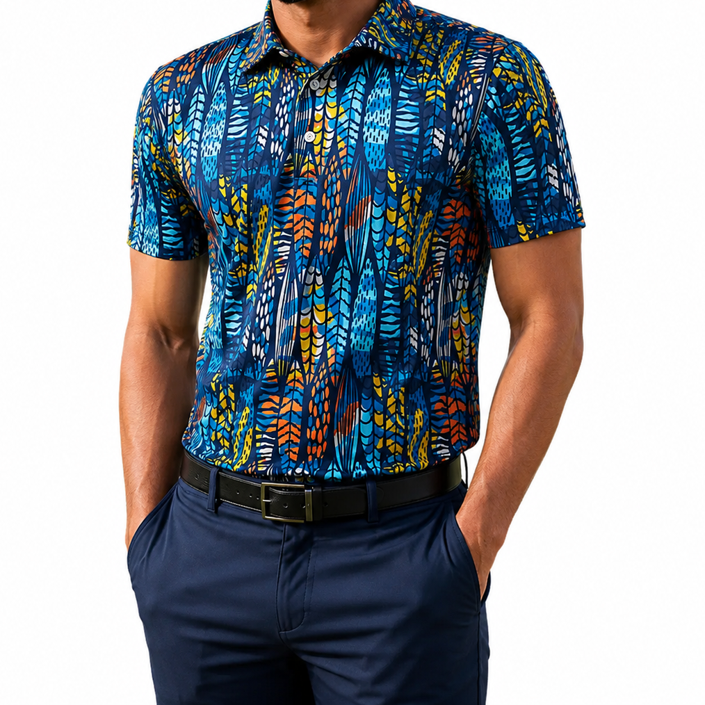 Áo Golf Nam Tay Ngắn Canopy Chaos Polo-Ultracool WS1001011-225 | Wilds