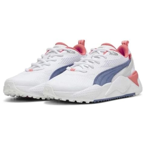 Giày golf nữ GS-X Efekt Wmns - Puma White-Inky Blue-Ravish 30977101 | PUMA