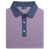 Áo Golf Nam Tay Ngắn FootjoyLattice Print Lisle, Self Collar 32581 | F