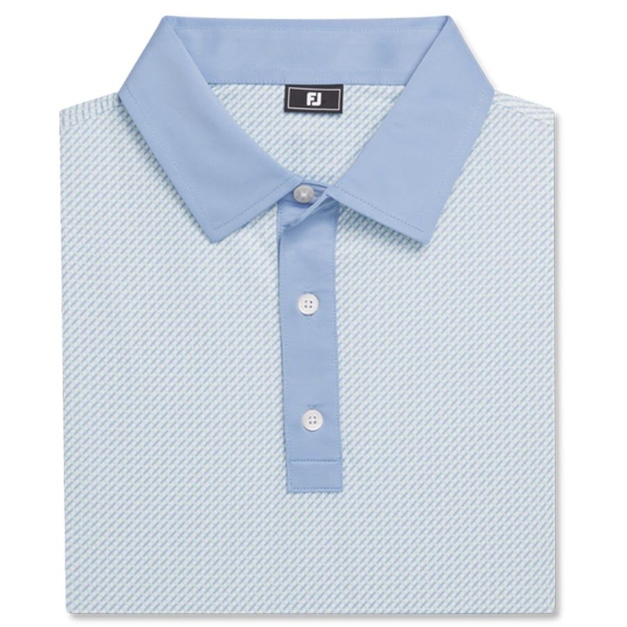 Áo Golf Nam Tay Ngắn Footjoy Lattice Print Lisle, Self Collar 32583 |