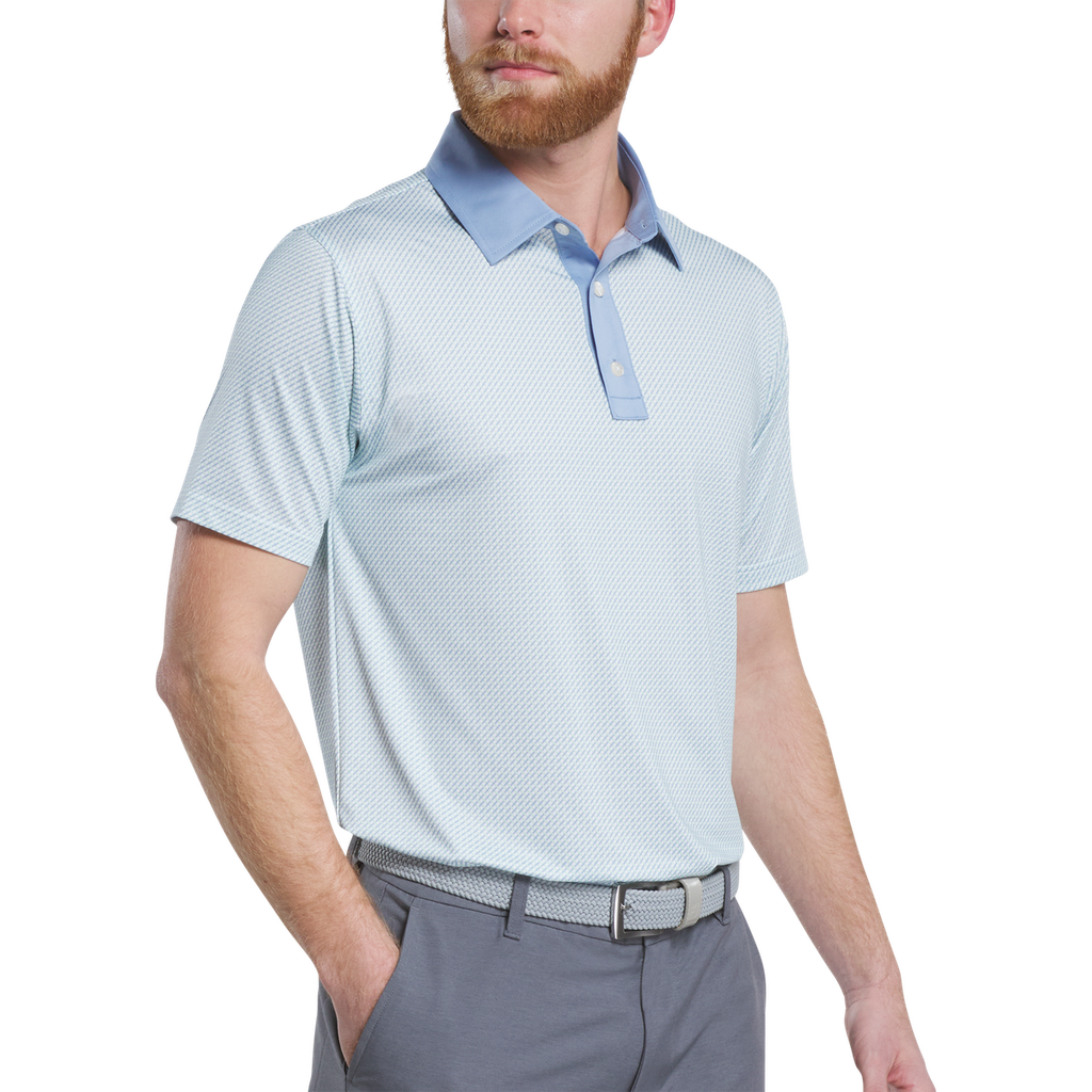 Áo Golf Nam Tay Ngắn Footjoy Lattice Print Lisle, Self Collar 32583 |