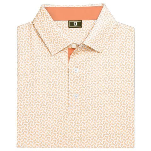 Áo Golf Nam Tay Ngắn Citrus Print Lisle, Self Collar 32594 | Footjoy