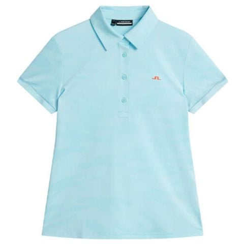 Áo golf nữ tay ngắn Alaya Jacquard Polo Neptune Jacquard Atomizer GWJT09013-O502 | J.Lindeberg