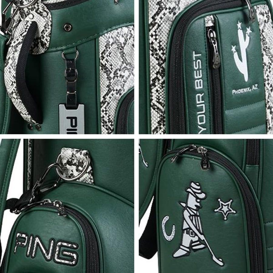 Túi gậy golf CB-N2303/36910-01/Caddie Bag/CACTUS GREEN | PING