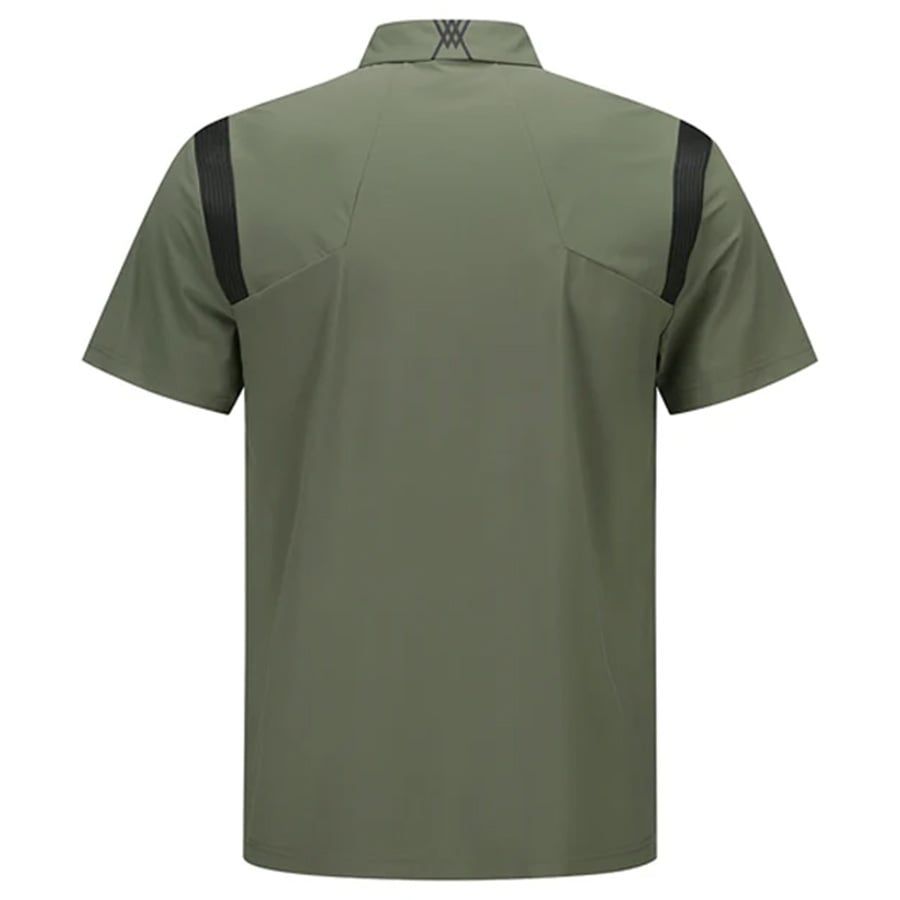 Áo golf nam tay ngắn Sporty Short T-Shirt - Khaki AGEMMTS02KH | Anew G
