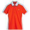 Áo golf nữ tay ngắn Demi Polo Tangerine Tango GWJT09011-G016 | J.Linde