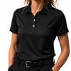 Áo Golf Nữ Tay Ngắn Wildside W Polo - Pro Pique WS1001022-02 Black | Wildside