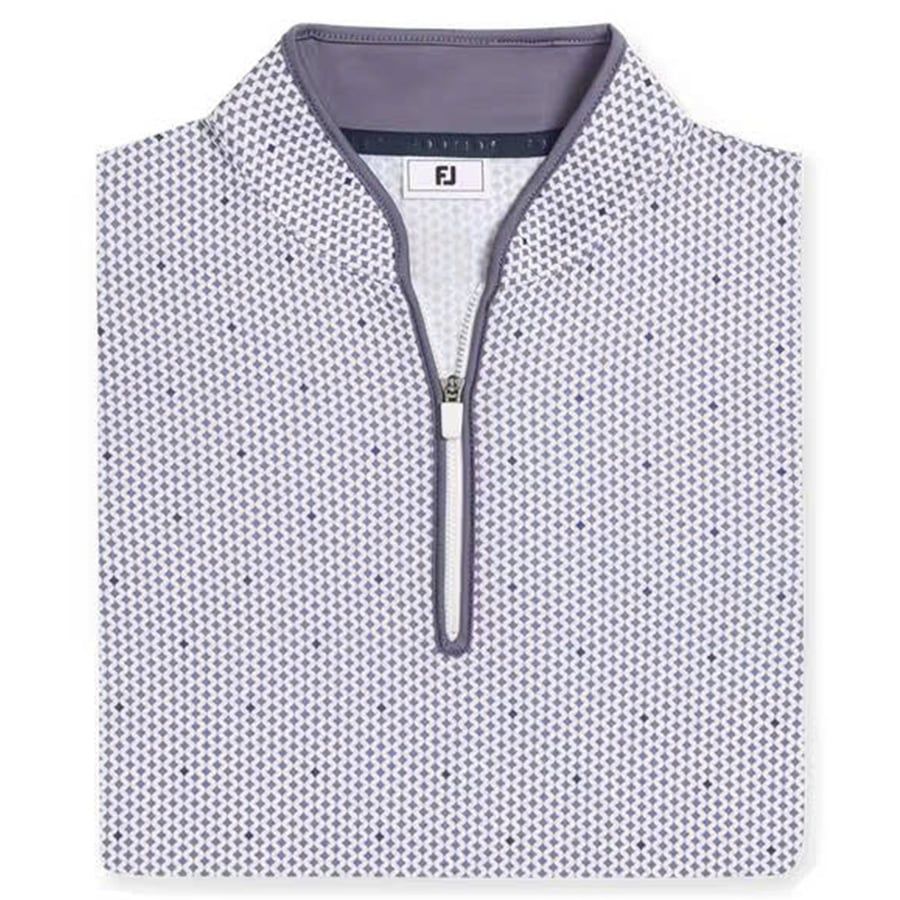 Áo Golf Nữ Tay Ngắn Footjoy Short Sleeve Zip Front Printed 39555 | Foo