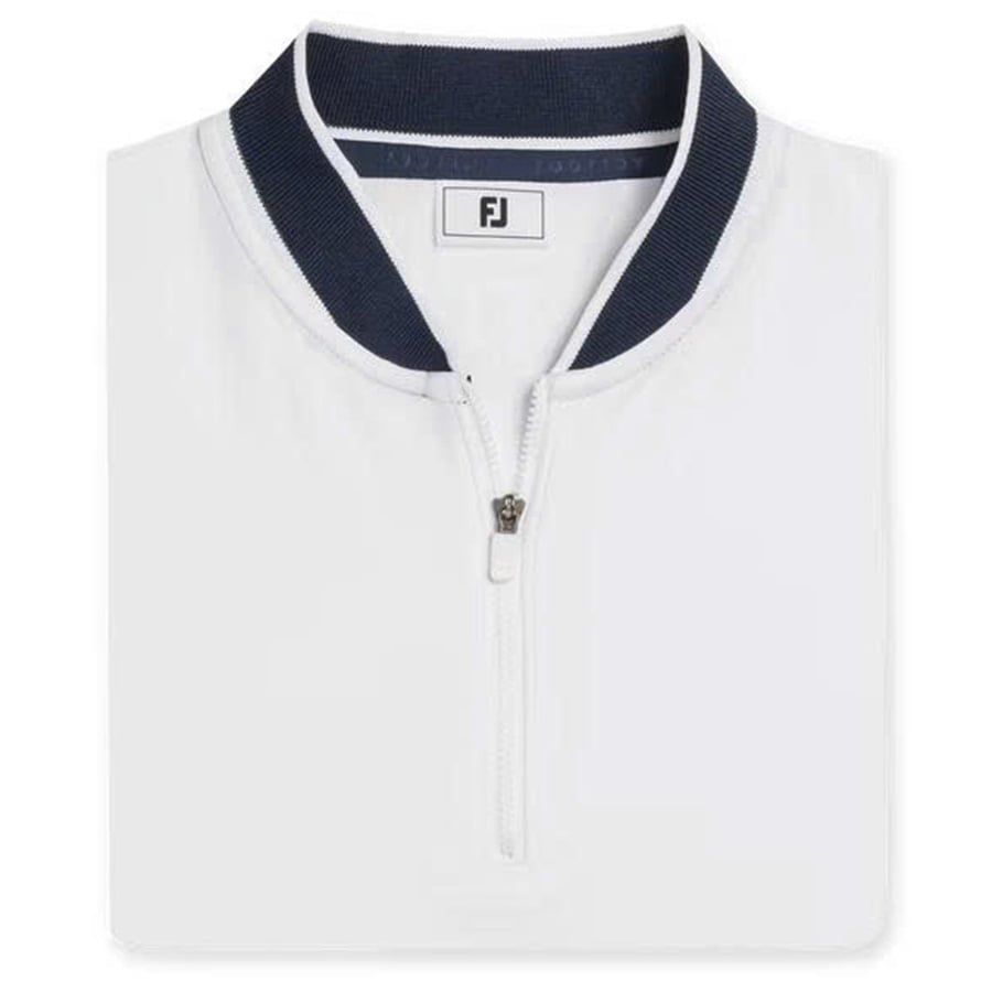 Áo Golf Nữ Tay Ngắn Footjoy Zip Blade Collar Polo 39561 | Footjoy