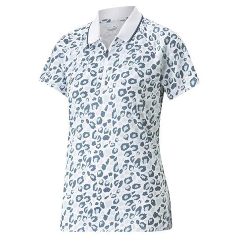 Áo golf nữ tay ngắn W Mattr Pathfinder Polo - Bright White-Lucite 53748901 | PUMA