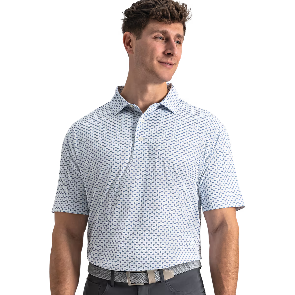 Áo Golf Nam Tay Ngắn Ginko Geo Pique 40804 | Footjoy