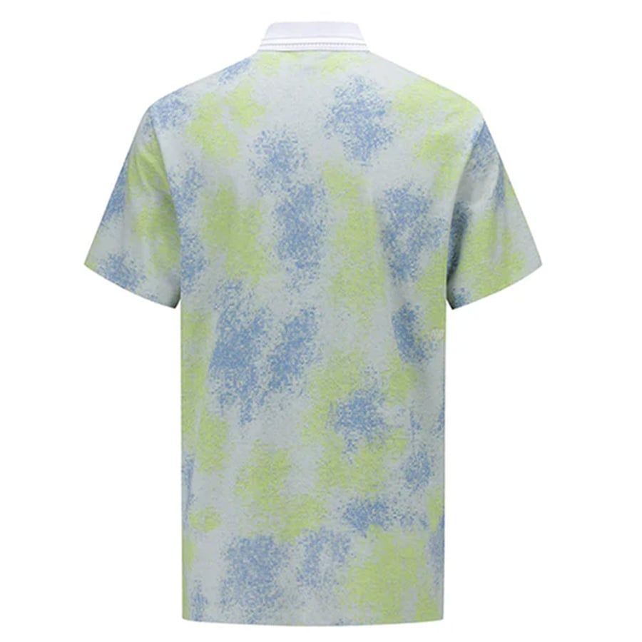 Áo golf nam tay ngắn Sprinkled Pattern Short T-Shirt - Lime AGEMMTS12L