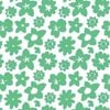 Áo golf nam tay ngắn Allover Floral Lisle Emerald/White 31494 | FootJo