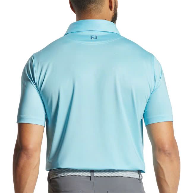 Áo golf nam tay ngắn Tonal Dot Print Lisle Lt. Blue 31486 | FootJoy