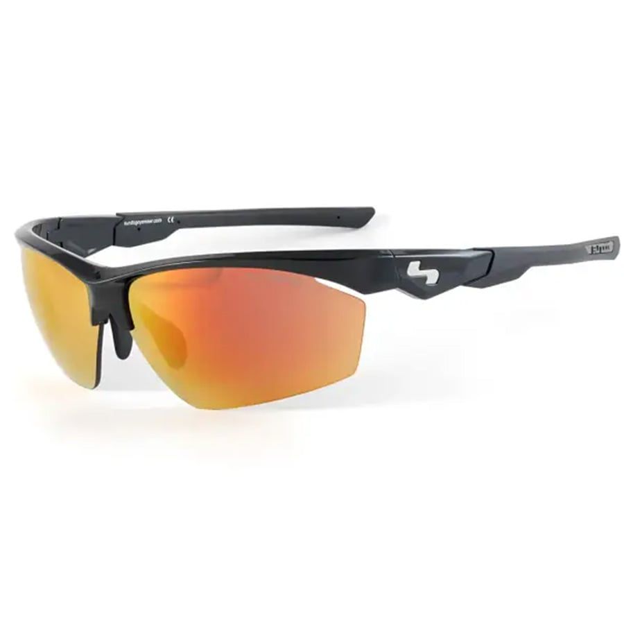 Kính râm Alpha - Shiny Black/Grey Red Revo 455011 | SUNDOG